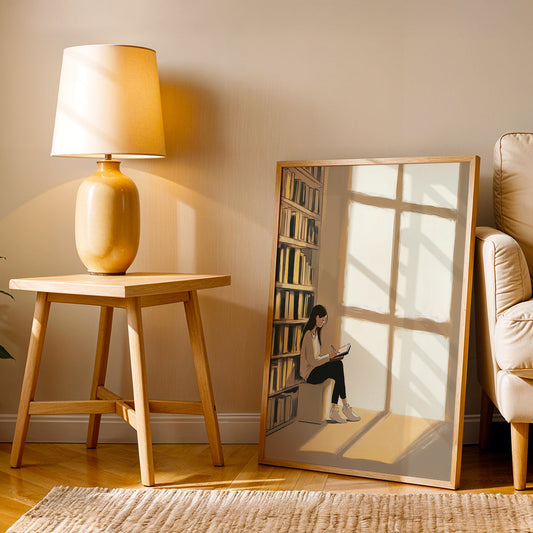 Minimalist Artwork in a Lifestyle Setting