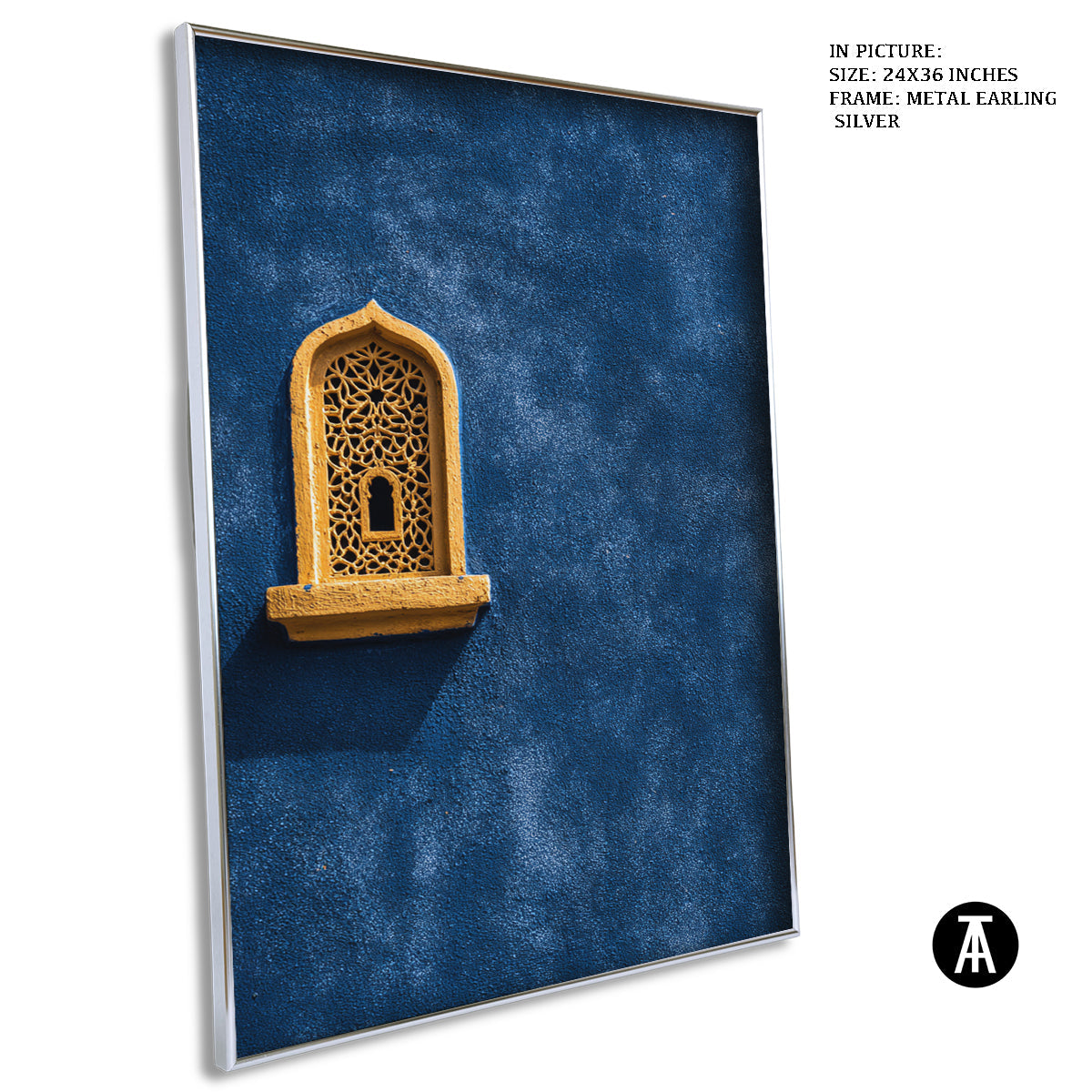 Artwork in Metal Earling Silver Frame