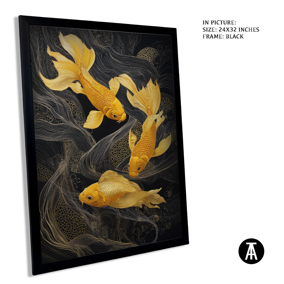 Artwork in Metal Earling Silver Frame