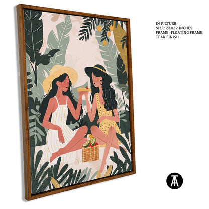 Sample Artwork in Floating Frame