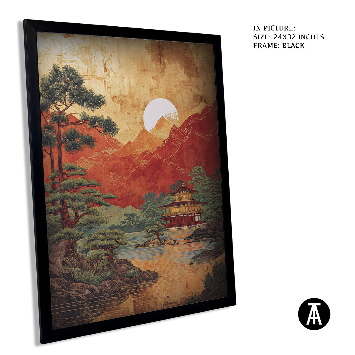 Artwork in Metal Earling Silver Frame