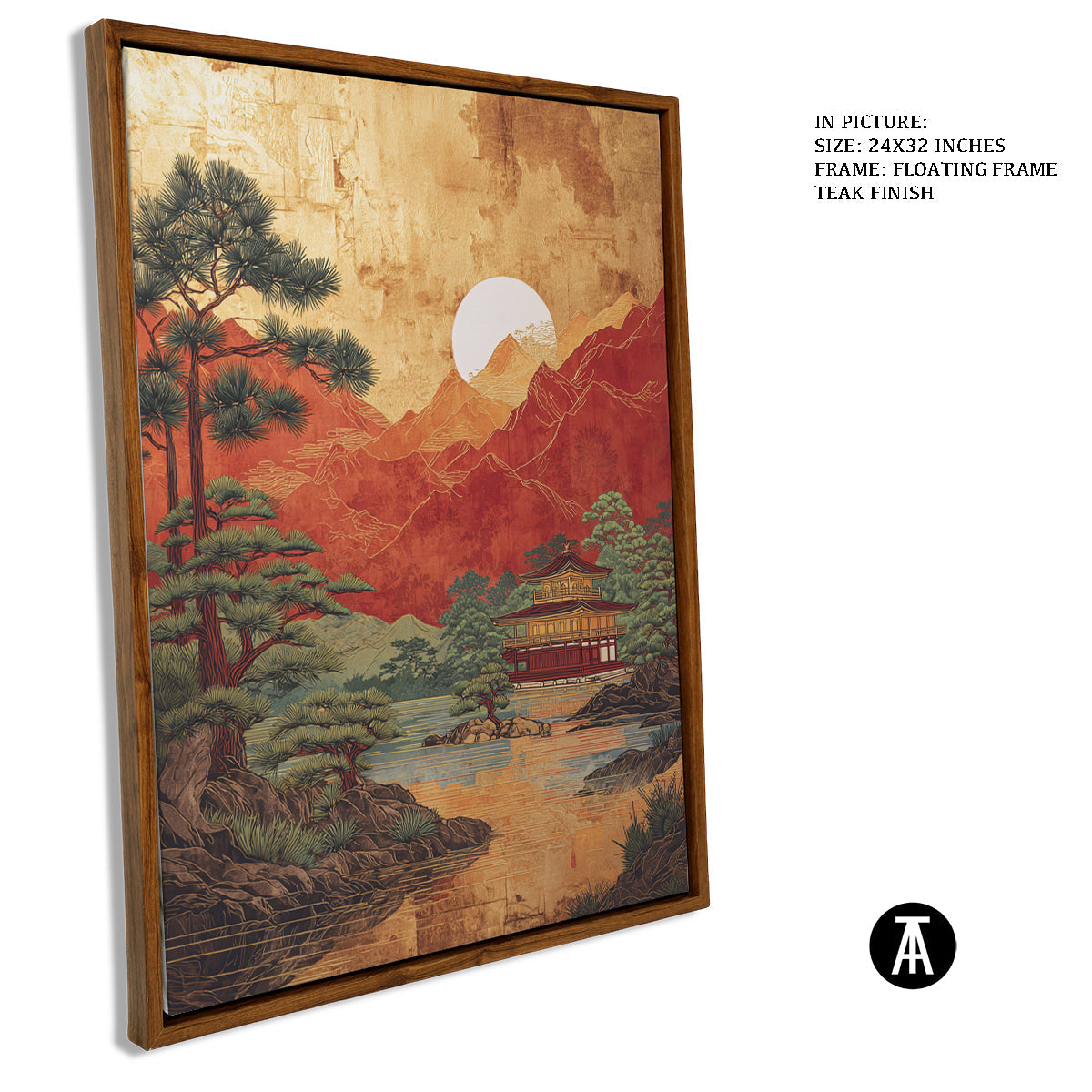 Artwork in Floating Frame