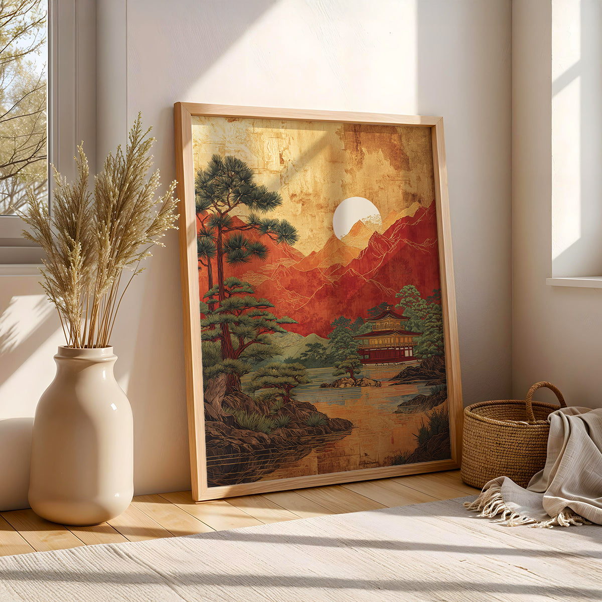 Japanese Painting in a Lifestyle Setting