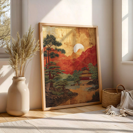 Japanese Painting in a Lifestyle Setting