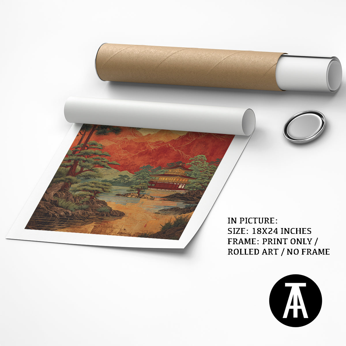Artwork as Print Only or Rolled Art