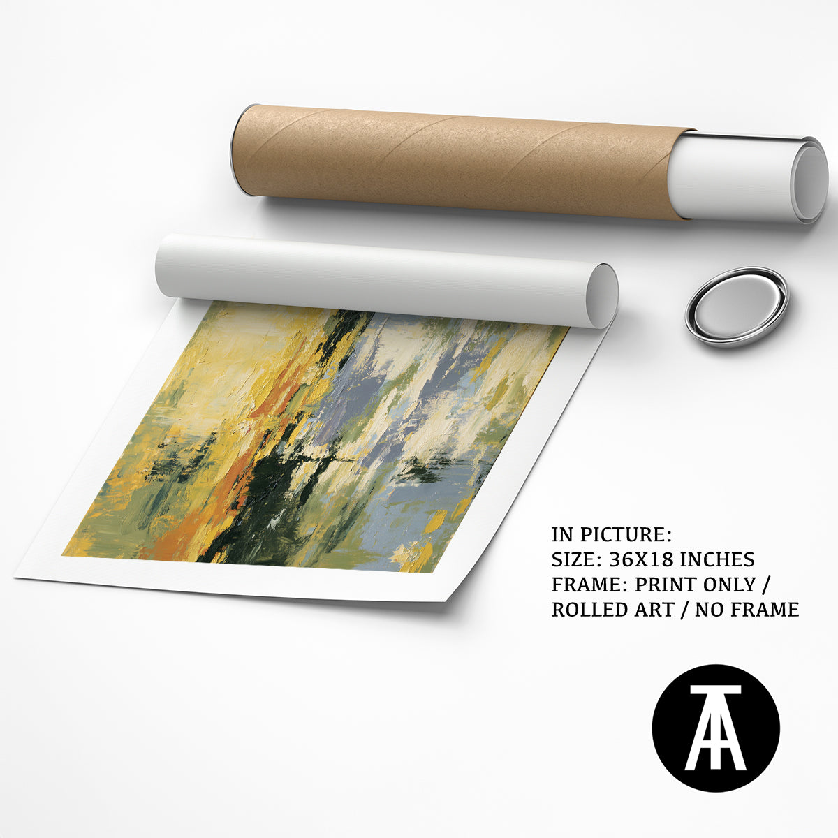 Artwork as Print Only / Rolled Art