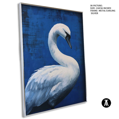 Artwork in Metal Earling Silver Frame