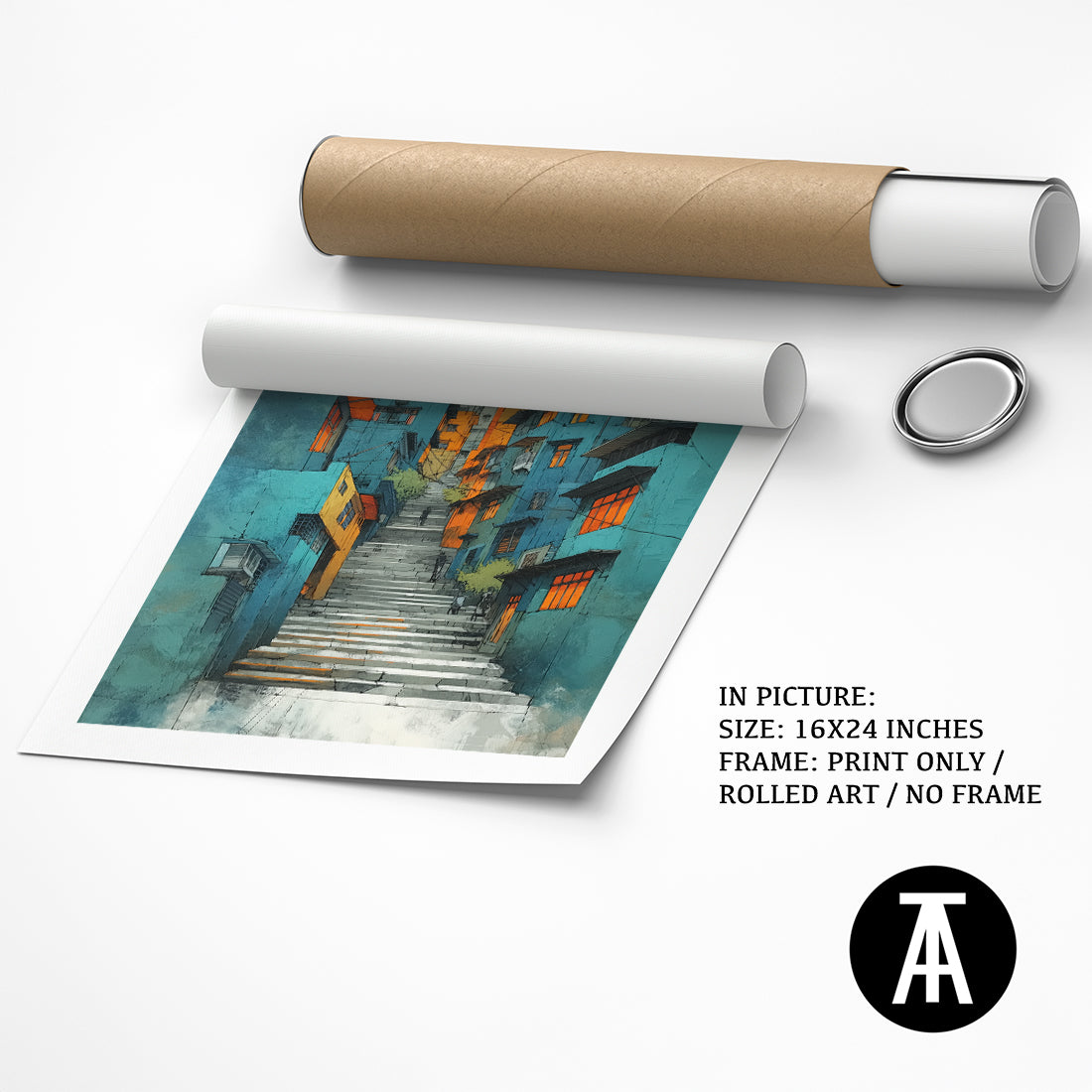 Artwork as Print Only / Rolled Art