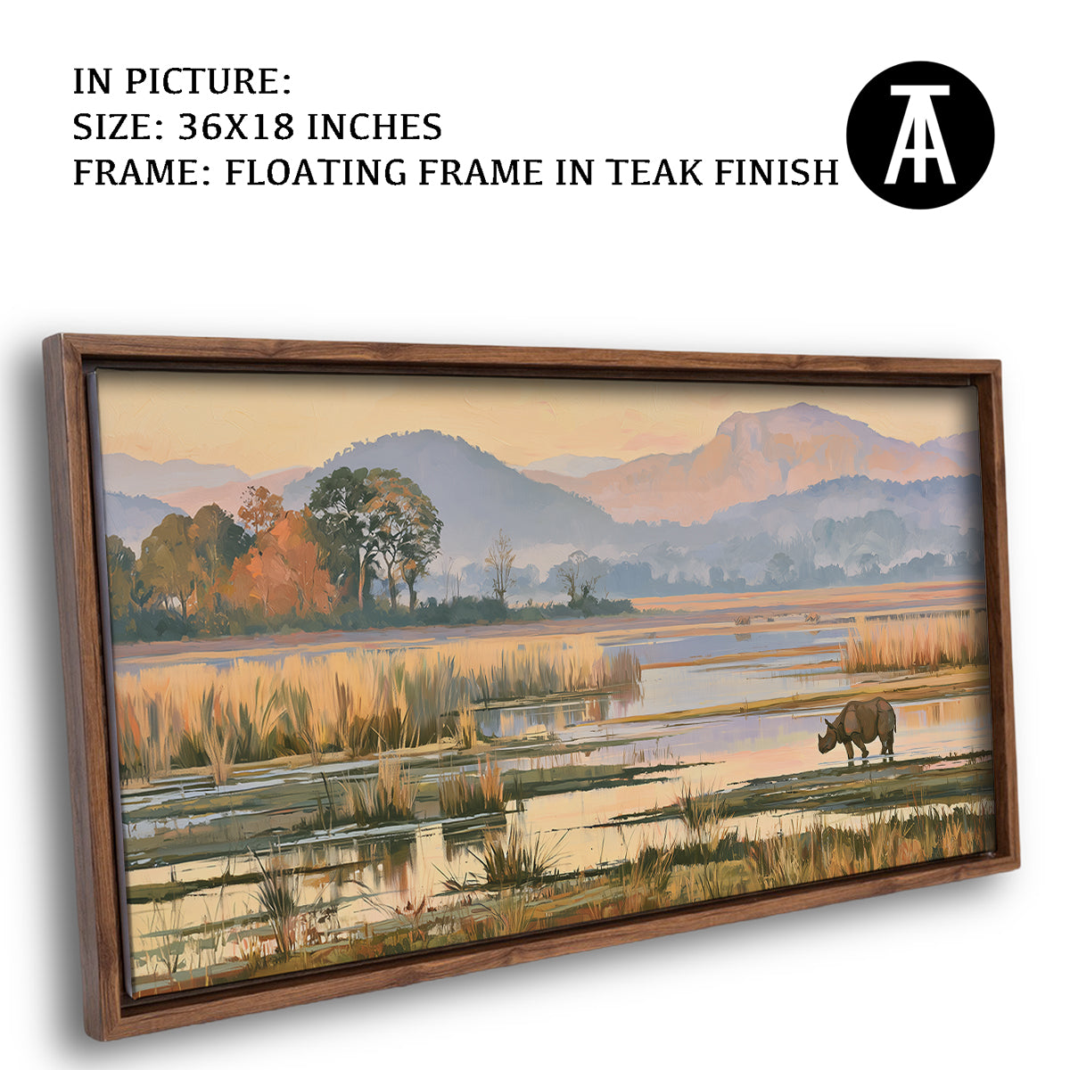 Artwork in Floating Frame