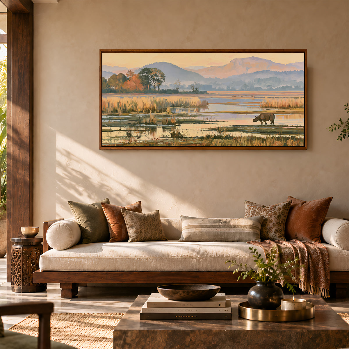 Indian Artwork in a Lifestyle Setting