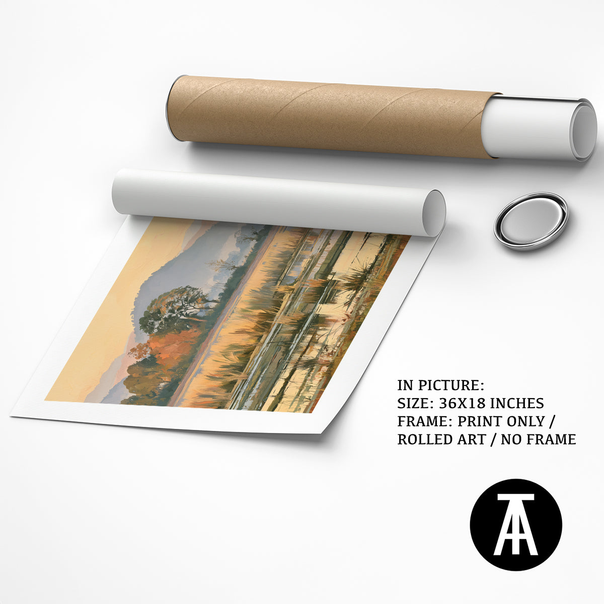 Artwork as Print Only or Rolled Art