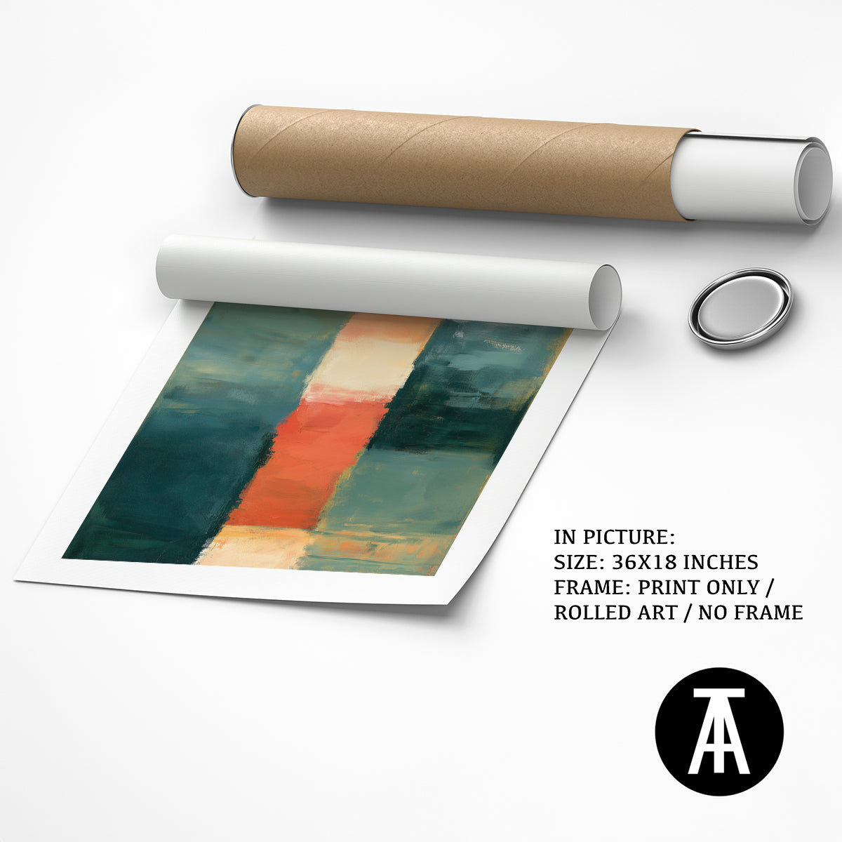 Artwork as Print Only / Rolled Art