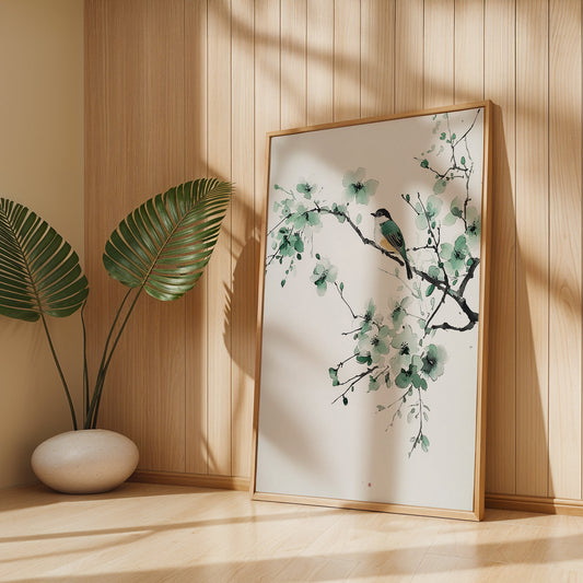 Floral Painting in a Lifestyle Setting