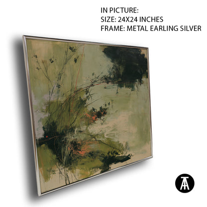 Artwork in Metal Earling Silver Frame