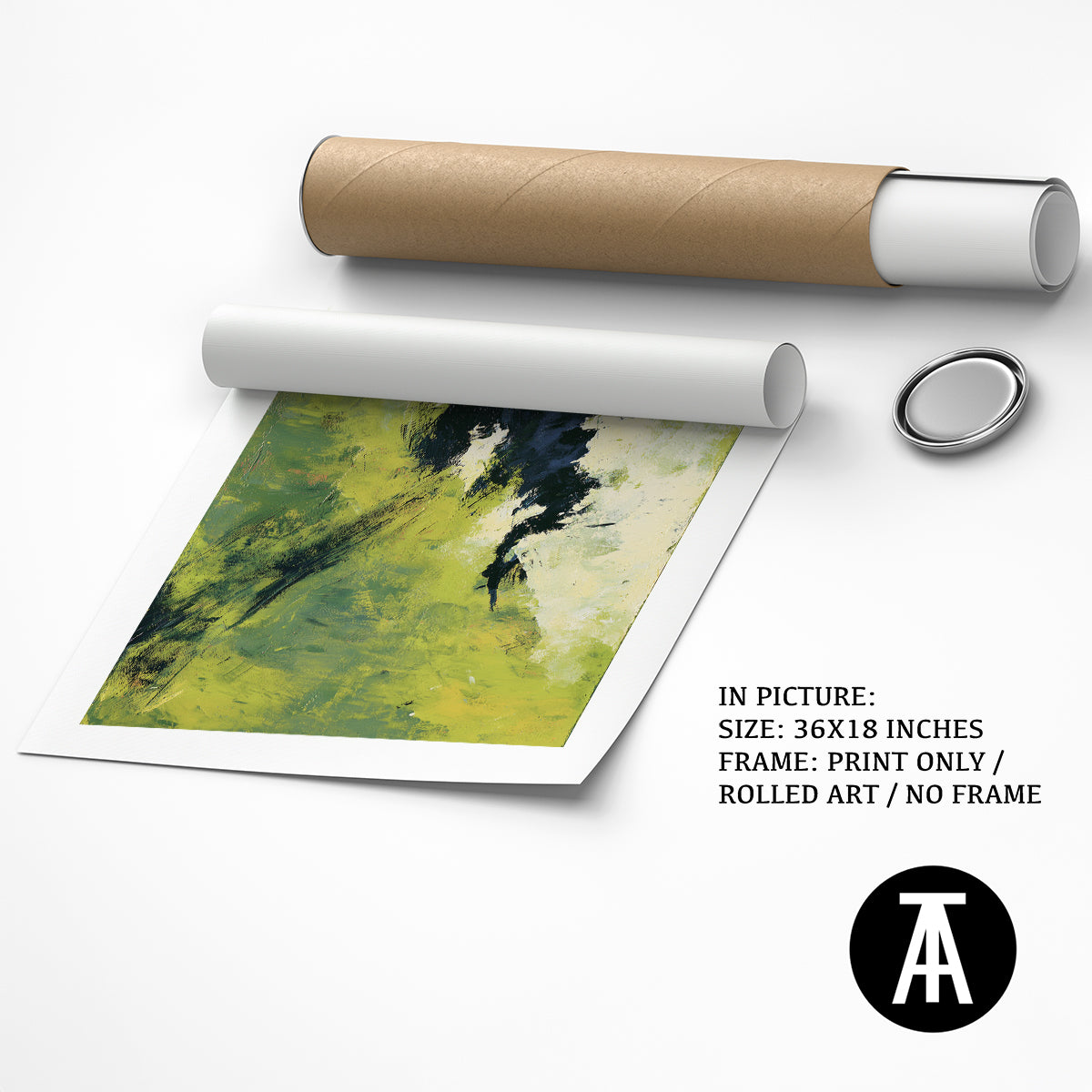 Artwork as Print Only / Rolled Art