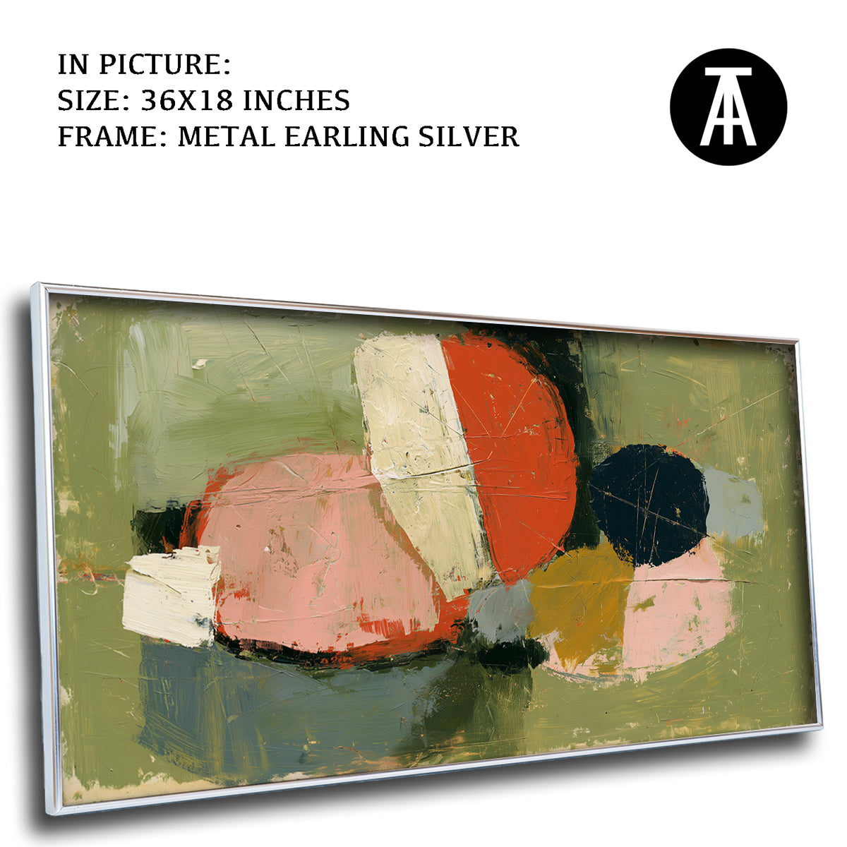 Artwork in Metal Earling Silver Frame