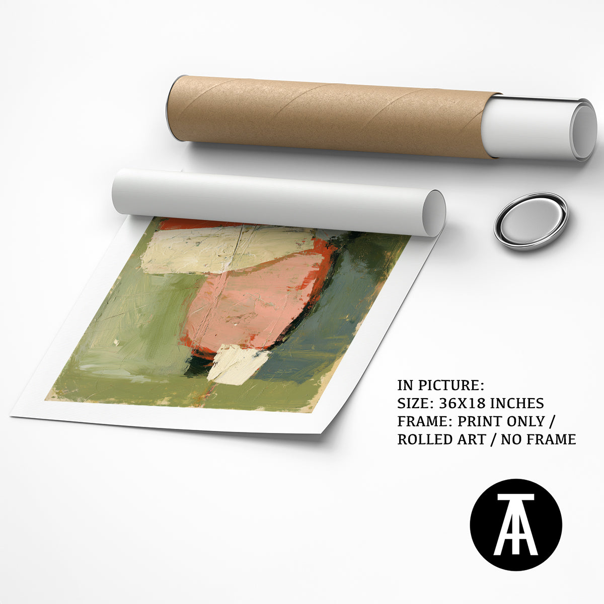 Artwork as Print Only / Rolled Art