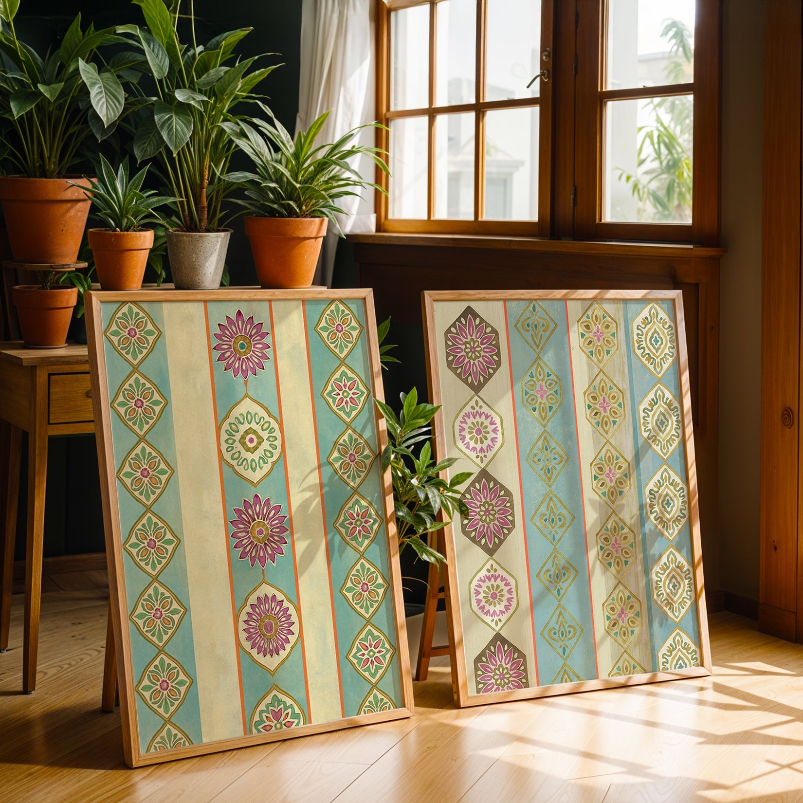 Heritage Indian Painting in a Lifestyle Setting