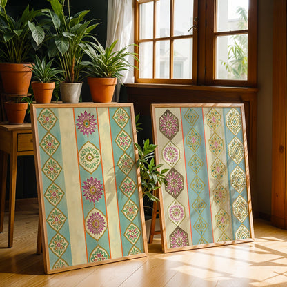 Heritage Indian Painting in a Lifestyle Setting