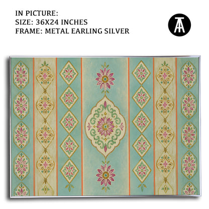 Artwork in Metal Earling Silver Frame