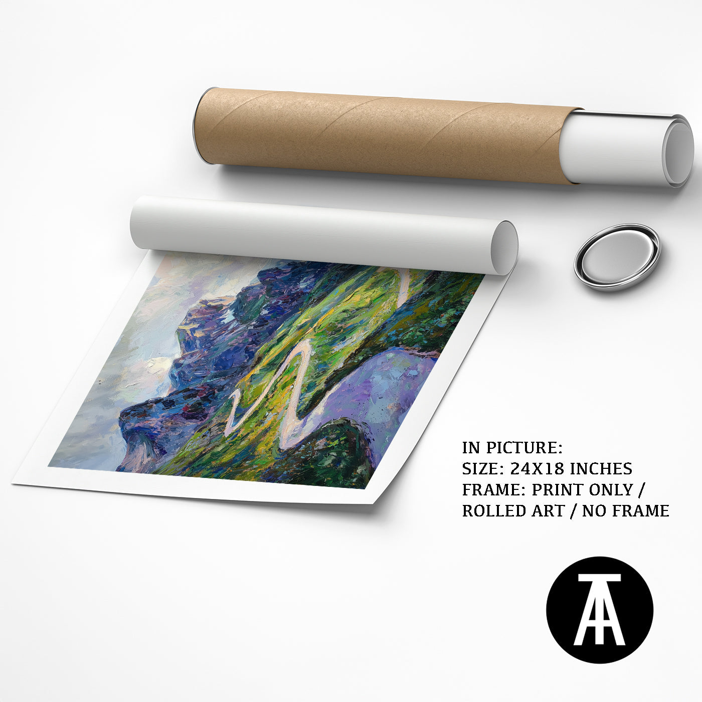 Artwork as Print Only or Rolled Art