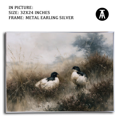 Artwork in Metal Earling Silver Frame
