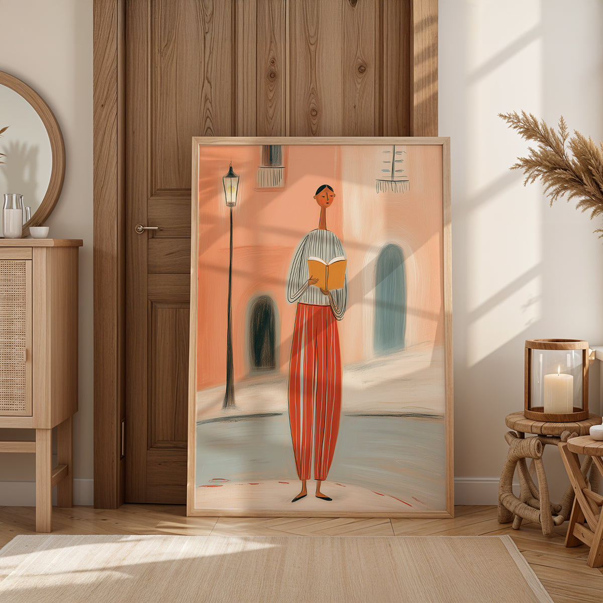 Painting in a Lifestyle Setting