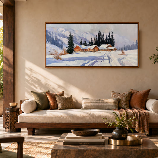 Indian Artwork in a Lifestyle Setting