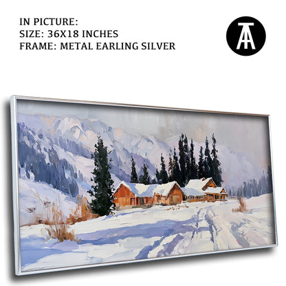 Artwork in Metal Earling Silver Frame