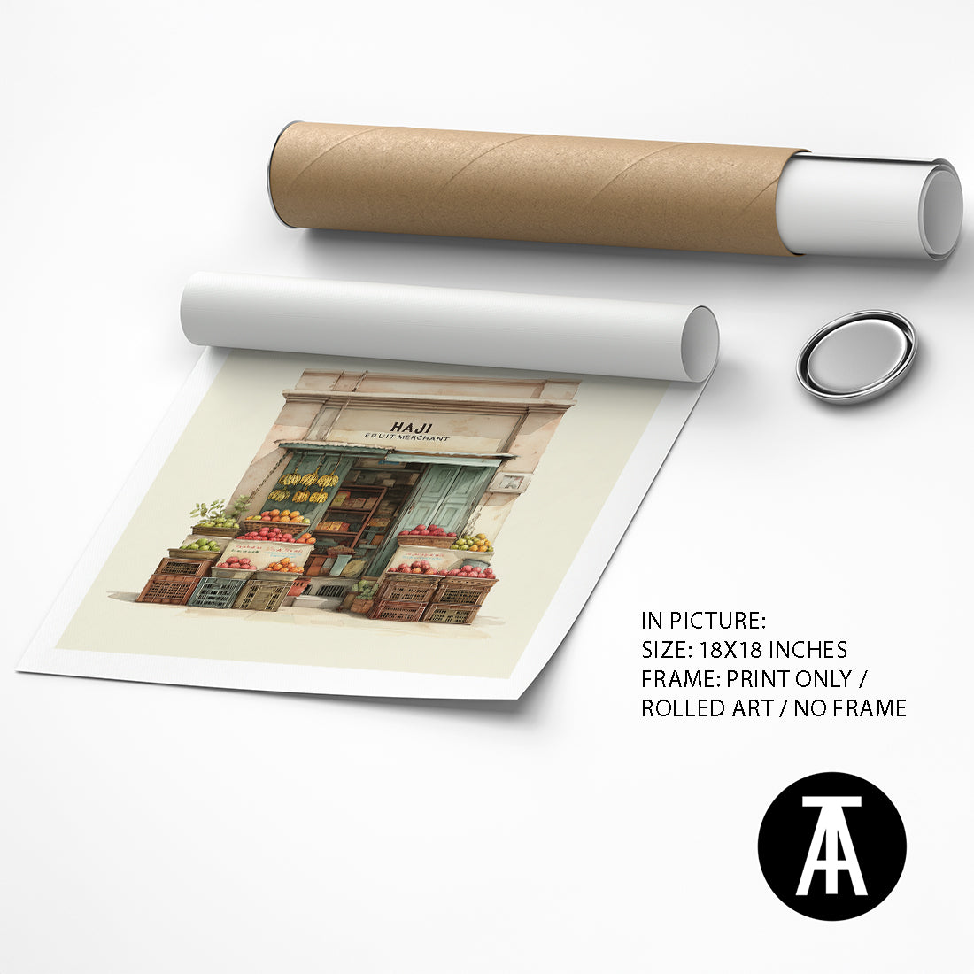 Artwork as Print Only / Rolled Art