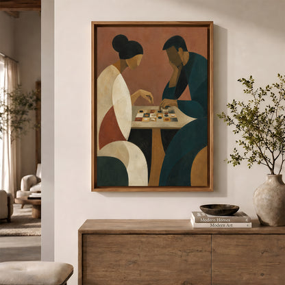 Painting in a Lifestyle Setting