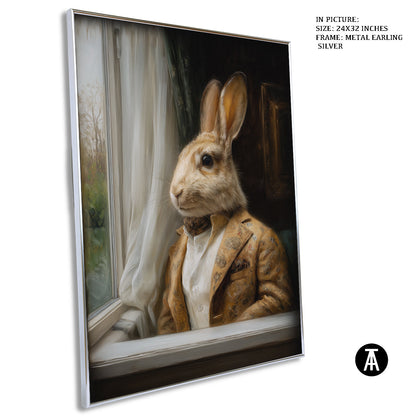 Artwork in Metal Earling Silver Frame