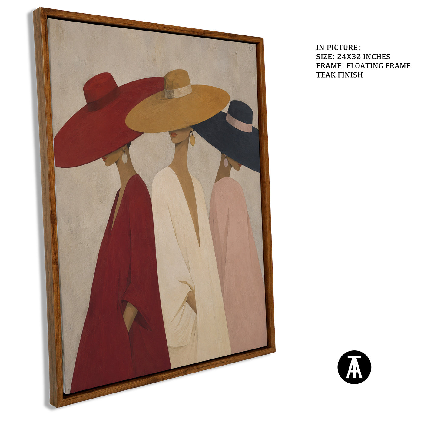 Artwork in Floating Frame
