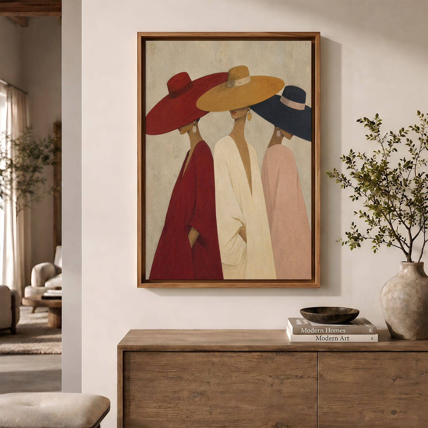 Painting in a Lifestyle Setting