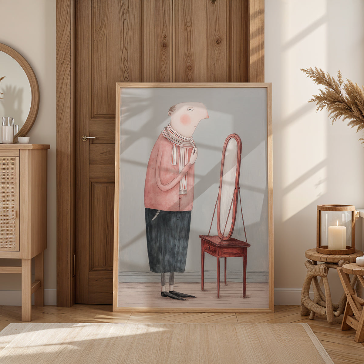 Painting in a Lifestyle Setting