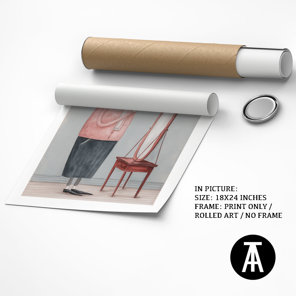 Artwork as Print Only or Rolled Art