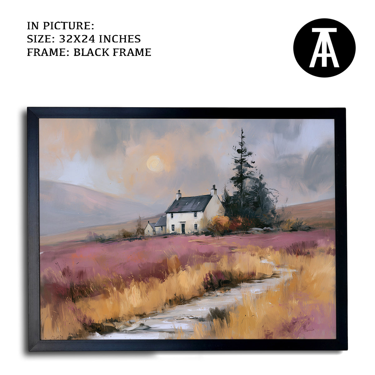 Artwork in Black Frame