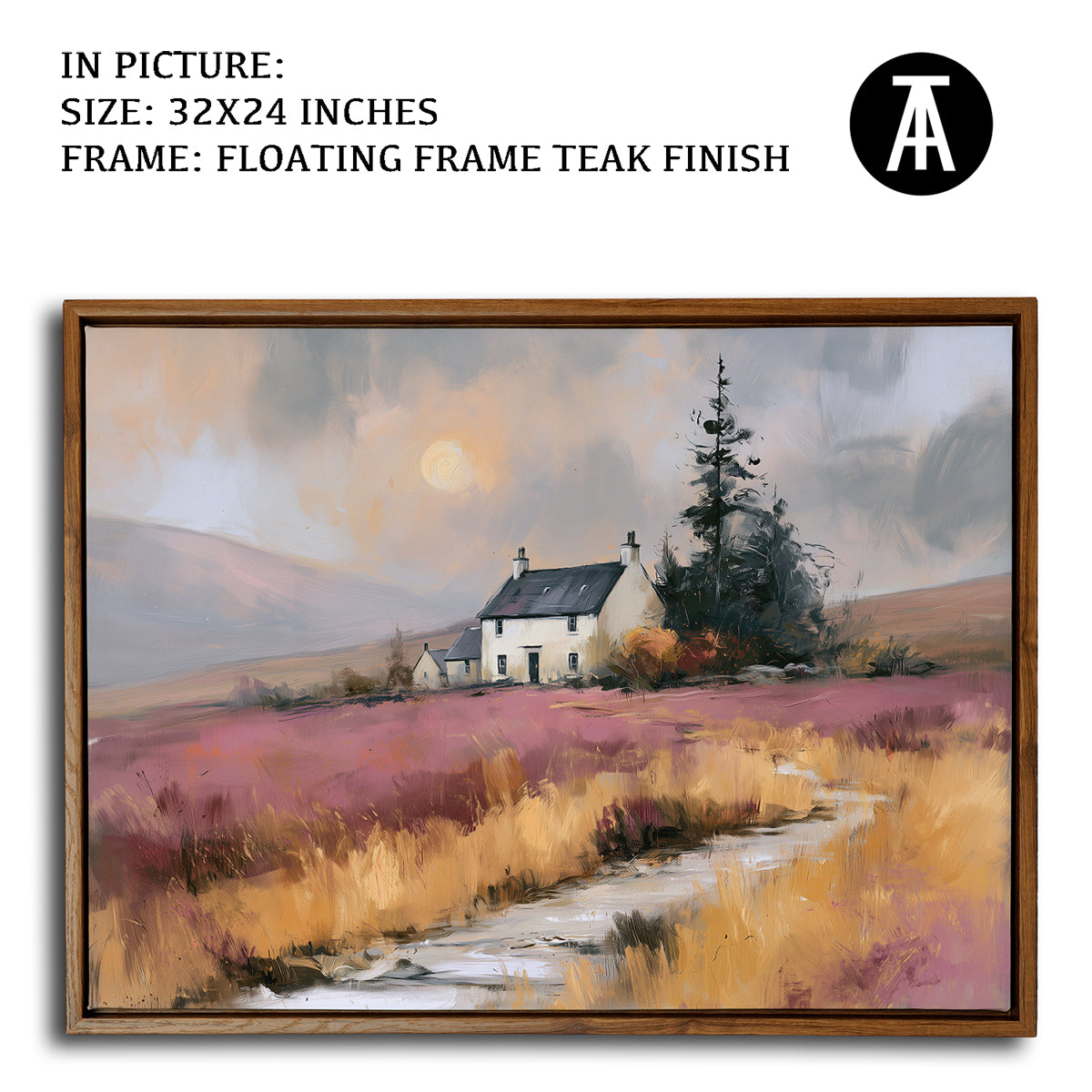 Artwork in Floating Frame