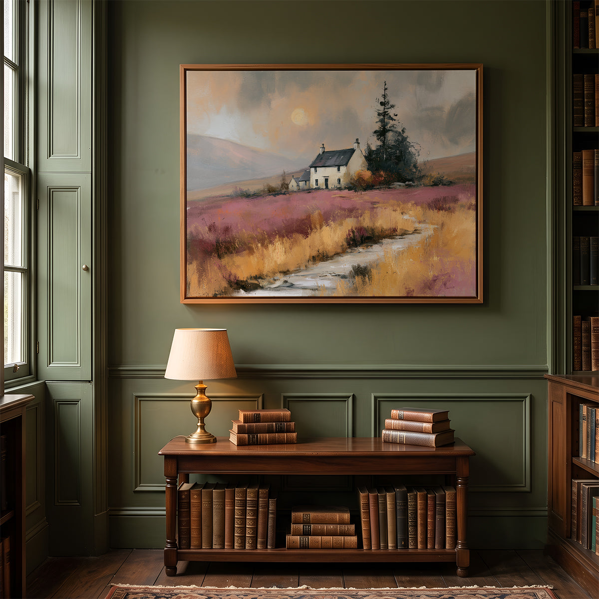 Painting in a Lifestyle Setting