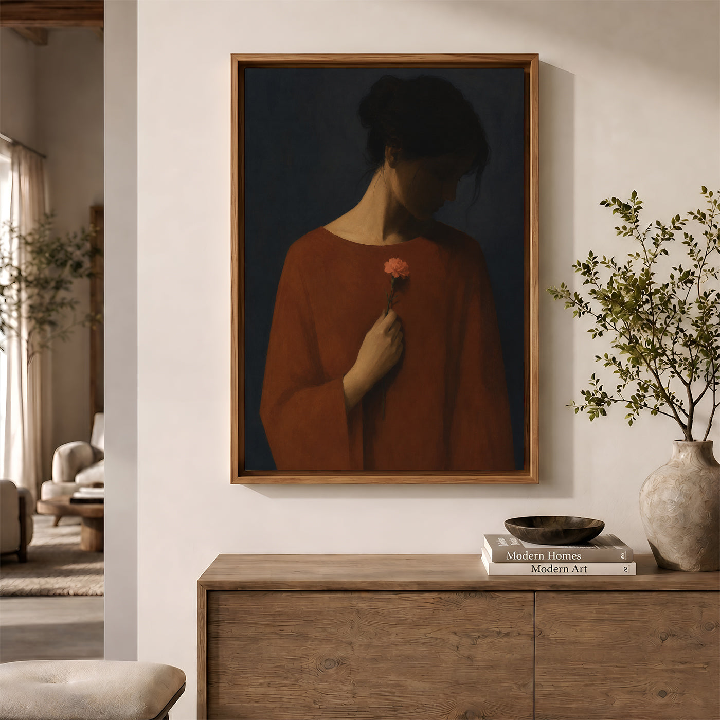 Painting in a Lifestyle Setting