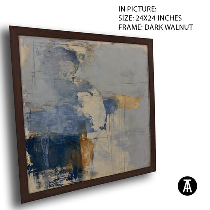 Artwork in Dark Walnut Frame