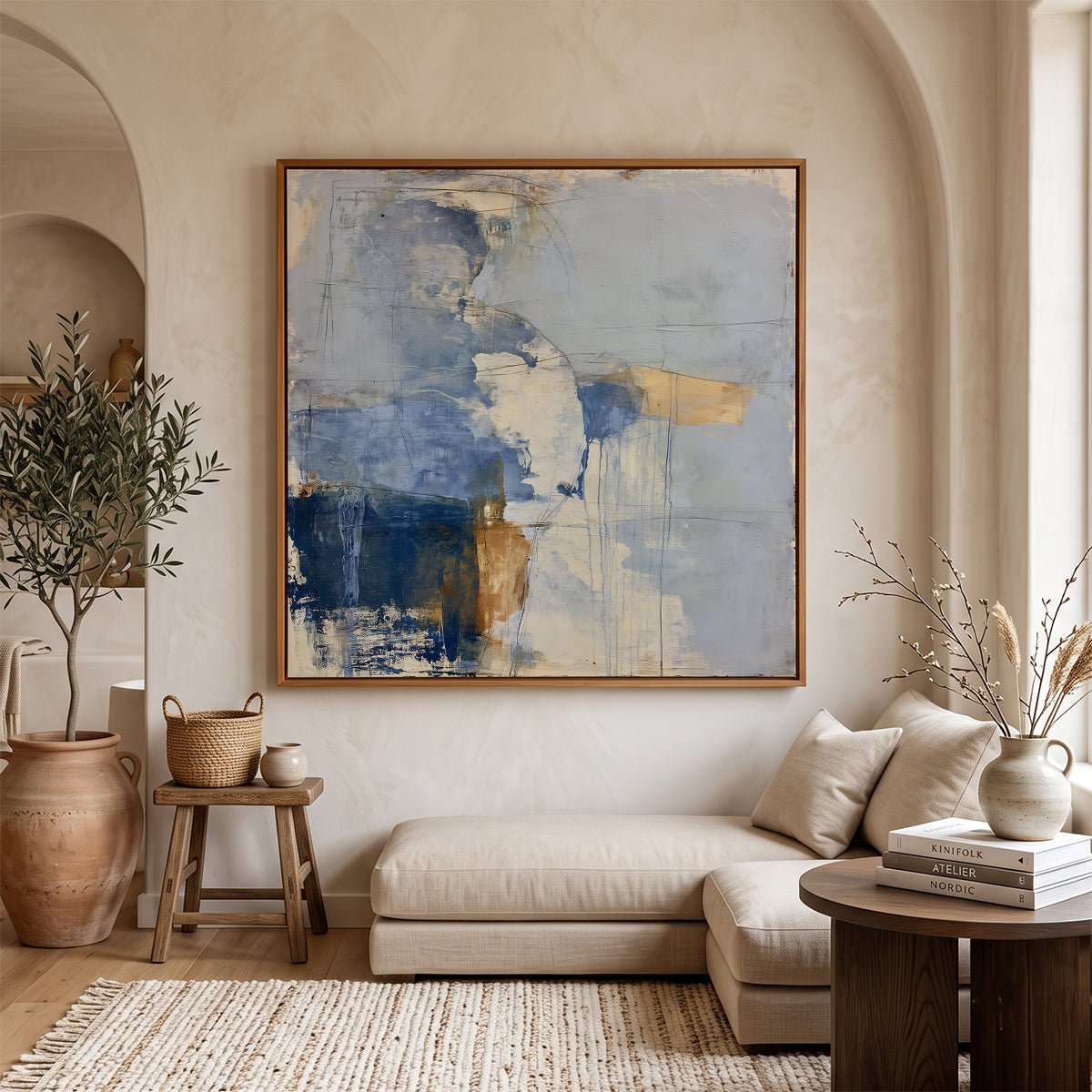 Abstract Art in a Lifestyle Setting