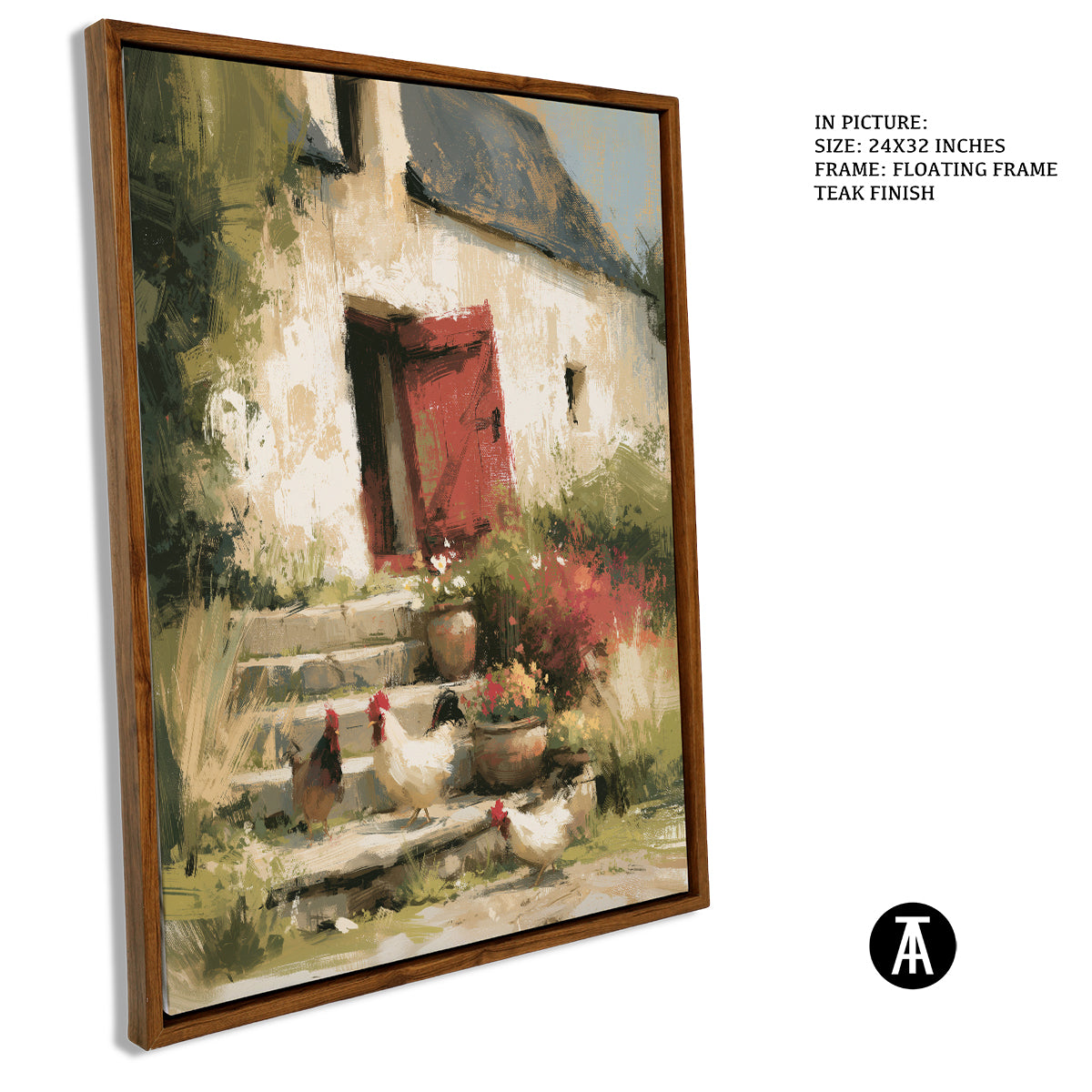 Artwork in Floating Frame