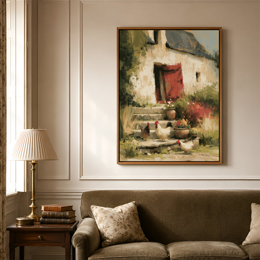 Painting in a Lifestyle Setting