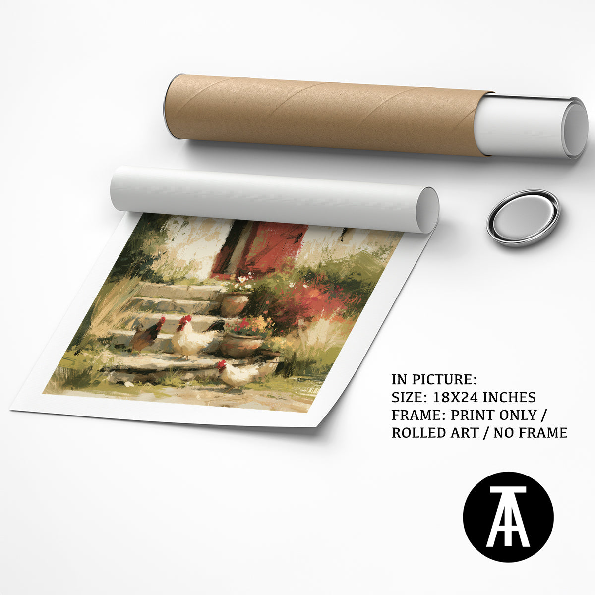 Artwork as Print Only or Rolled Art