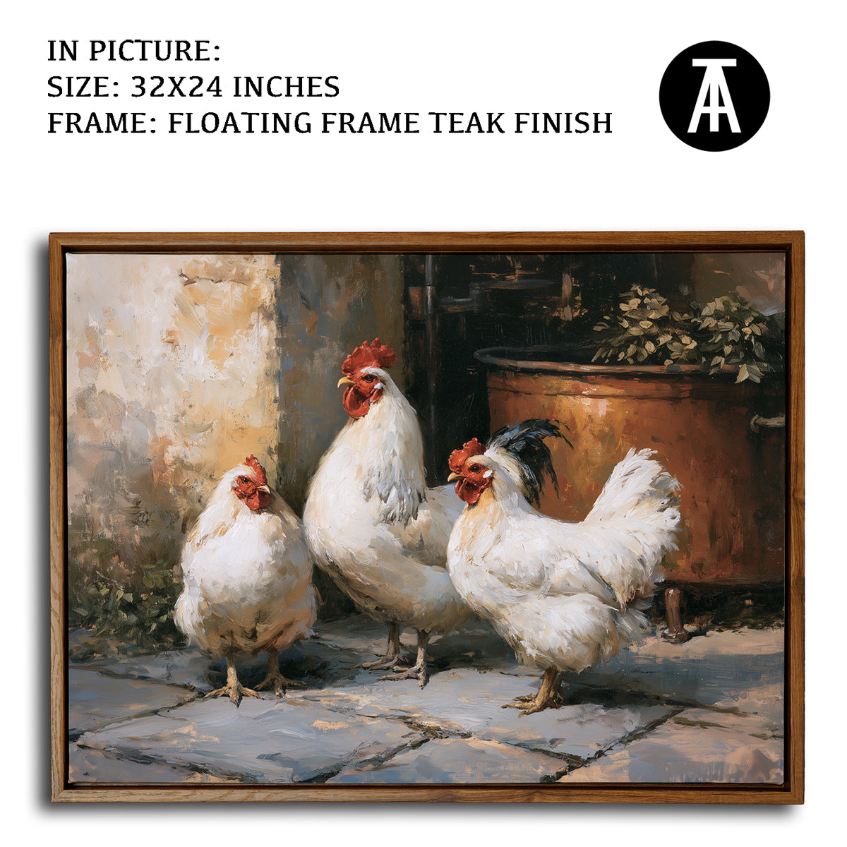 Artwork in Floating Frame