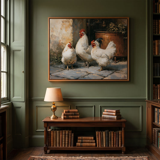Painting in a Lifestyle Setting