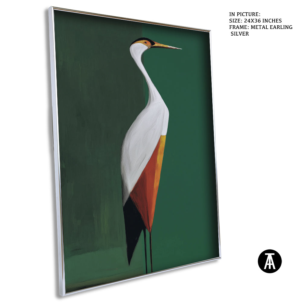 Artwork in Metal Earling Silver Frame