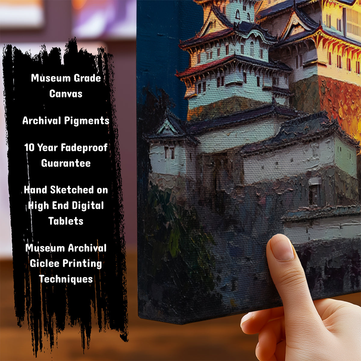 Information about Japanese Canvas Art Print