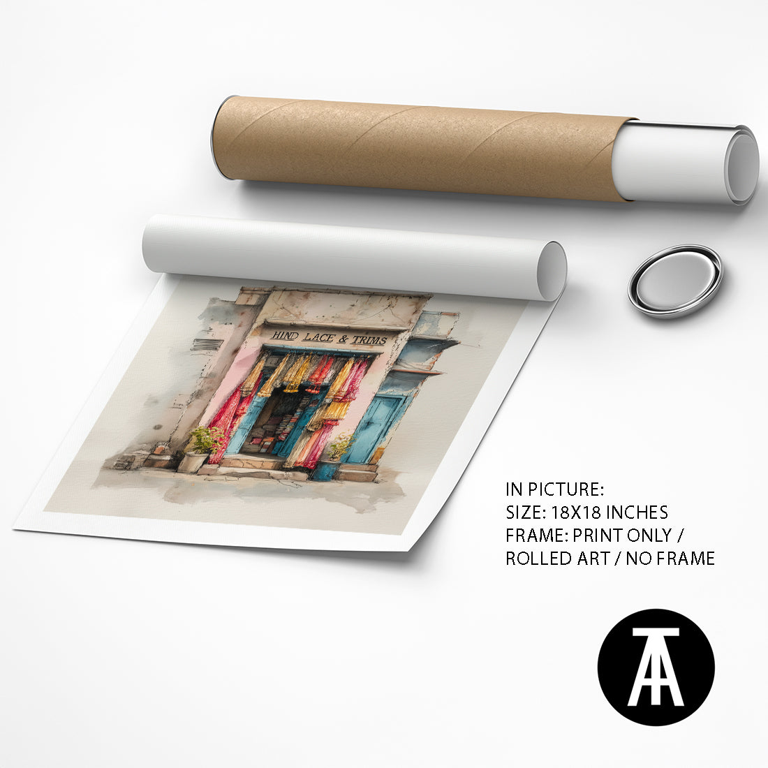 Artwork as Print Only / Rolled Art